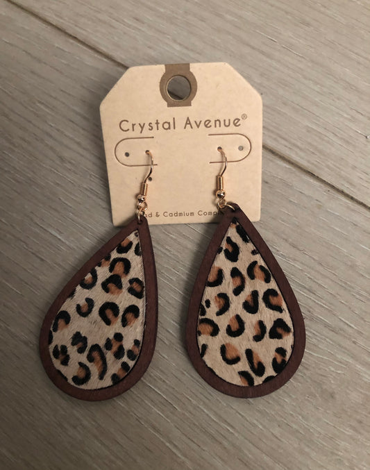 Cheetah Print Earrings