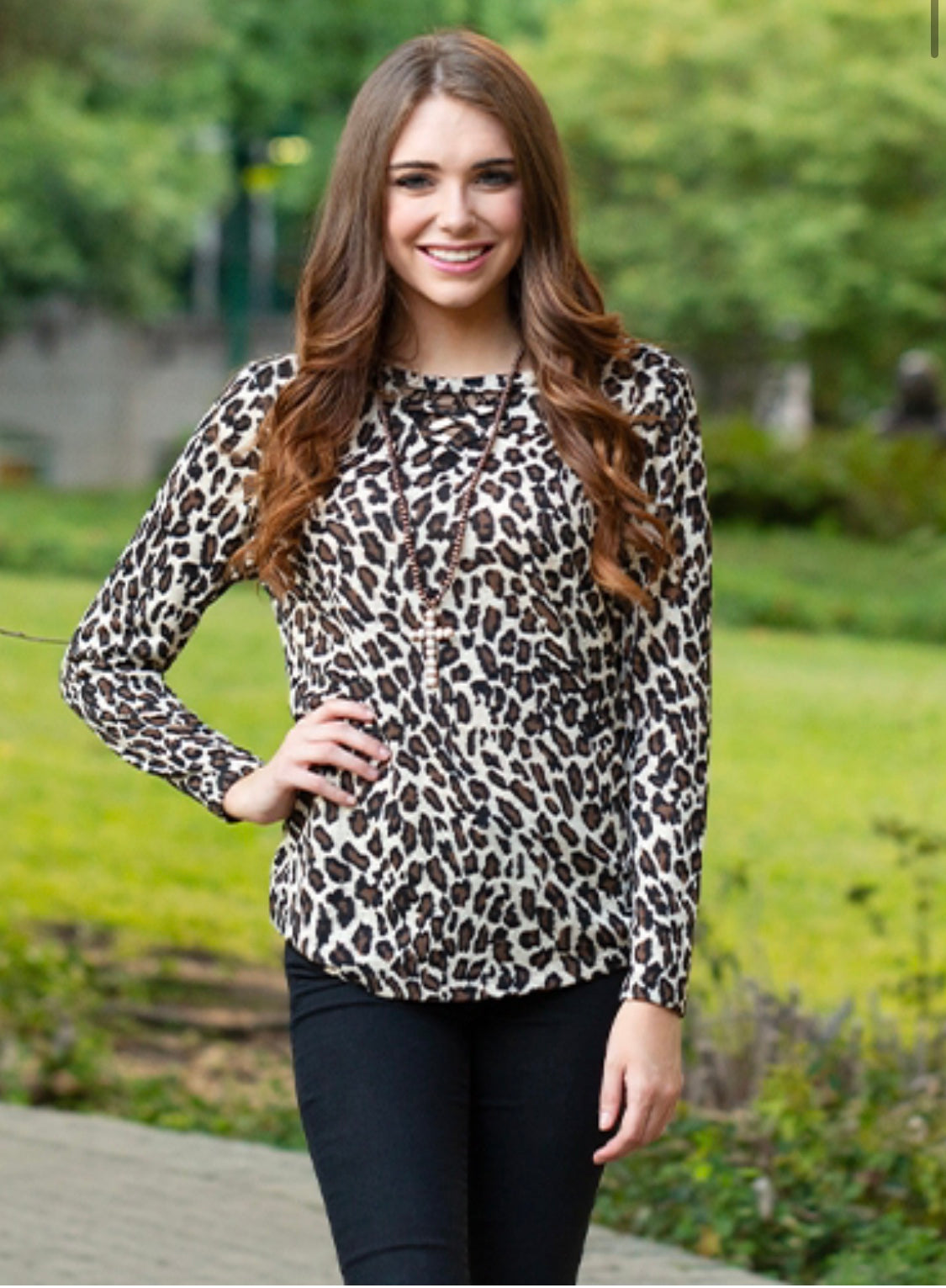 Leopard Long Sleeve Top